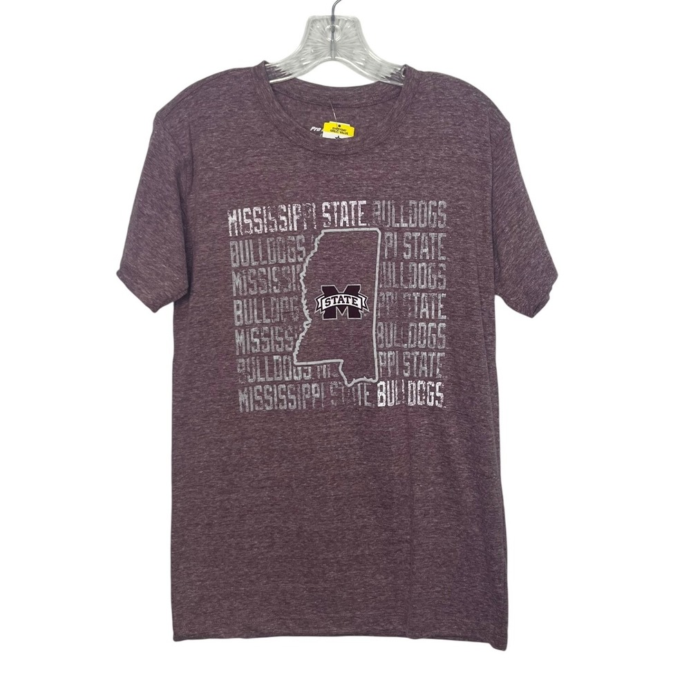 Pro Edge Mississippi State Bulldogs Tshirt Mens Small Maroon Tee NCAA New